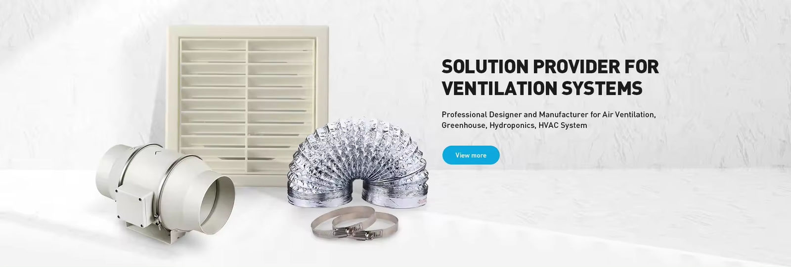 Inline-Ventilator mit gemischter Strömung
