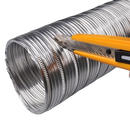 162-252 Luftmenge Halbsteifer flexibler Kanal für Klimaanlage und Achsabflussventilator
