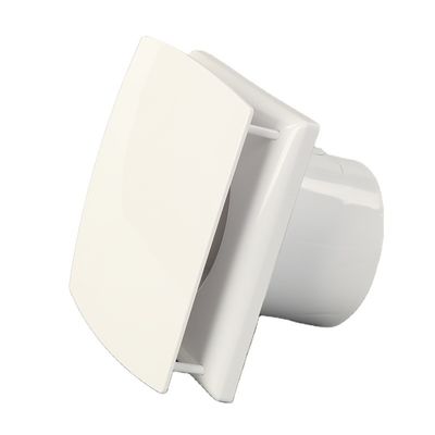 Zentrifugalblatt Bad Typ Quadrat Luftzugventilator in weißem ABS-Kunststoff