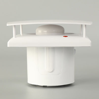 Zentrifugalblatt Bad Typ Quadrat Luftzugventilator in weißem ABS-Kunststoff