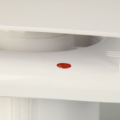 Zentrifugalblatt Bad Typ Quadrat Luftzugventilator in weißem ABS-Kunststoff