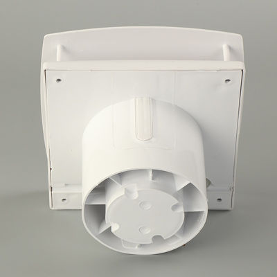Zentrifugalblatt Bad Typ Quadrat Luftzugventilator in weißem ABS-Kunststoff