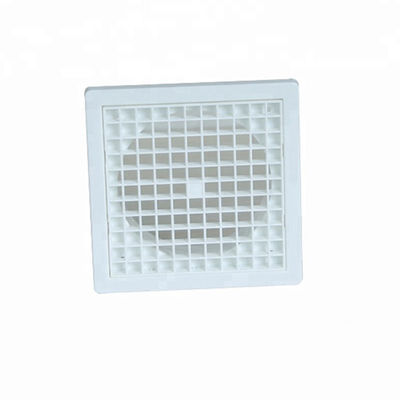 Luftkonditionierendes Doppeldeflexierungsventilationsdiffusor aus Kunststoff mit Abgasventilatorengrills