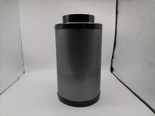 Edelstahl Hydroponik Innenanlagen Kohlenstoffluftfilter für 4-12 Zoll wachsende Zelte