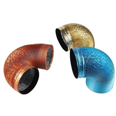 3-Jahres Mechanische Lebensdauer Polyester-Aluminium-Flexibler Kanal für HVAC-Luftkanal