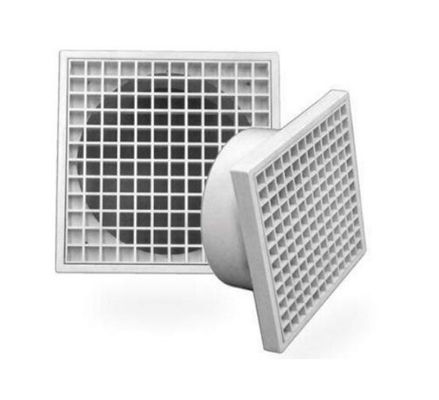 Eigene Quadratgrille für Luftabsaugventilator Zubehör Weißer Luftabsaugventilator