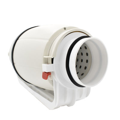 Kunststoff 4 5 6 8 Zoll Geräuscharmextraktor Achsial gemischte Luftströmung Inline Kanal Hydroponische Wachstumszelt Anpassung Ventilator