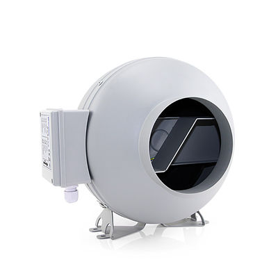 Kunststoffblatt Material 4 Zoll leise Motor Kreislauf Zentrifugal Mischstrom Inline-Ventilator
