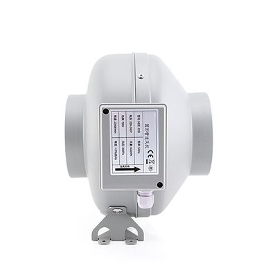 Kunststoffblatt Material 4 Zoll leise Motor Kreislauf Zentrifugal Mischstrom Inline-Ventilator