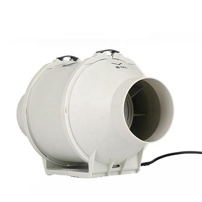 OEM-Unterstützung 8 Zoll Anpassung Stille Inline-Ventilator Geschwindigkeitssteuerung Luftfeuchtigkeit Super Silent Mix Flow Duct Ventilator