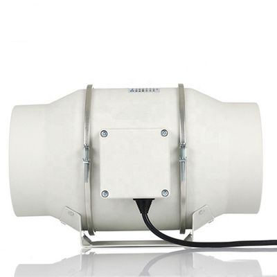 Individuelles Logo 8 Zoll leise Einleitungsventilator mit SAA-Zertifizierung und Luftstrom Weiß