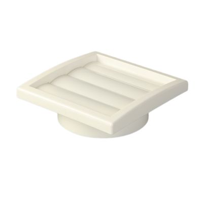 Weißes HVAC-Lüftungssystem Lüftungsgitter Deckenquadratluftdiffuser 100MM 4INCH