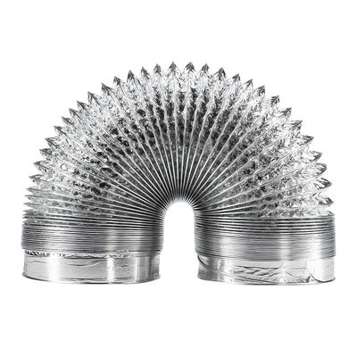 Massen-Klimaanlage Aluminium-Flexible Isolationskanal für OEM/ODM und weiße Farbe