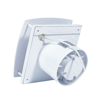 Wechselstrom-Flügelventilator mit 100 mm Achsabfluss für Wandmontage in Küche und Bad