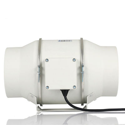 Mechanische Lebensdauer 3 Jahre 2 Geschwindigkeiten Inline-Kanal-Extraktorventilator für hydroponische Anbausysteme