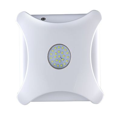 6 8 Zoll Geräuscharmer Schweigendes Elektro-Gewächshaus Quadrat Lüftung mit LED-Licht Wandmontierte Auspuffventilator