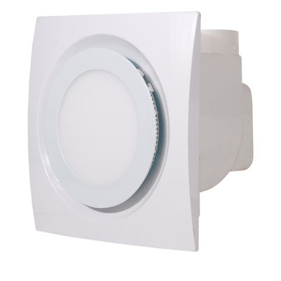 14. OEM/ODM Quadrat-Decken-Auspuffventilator mit 4W LED-Licht und Luftmasse