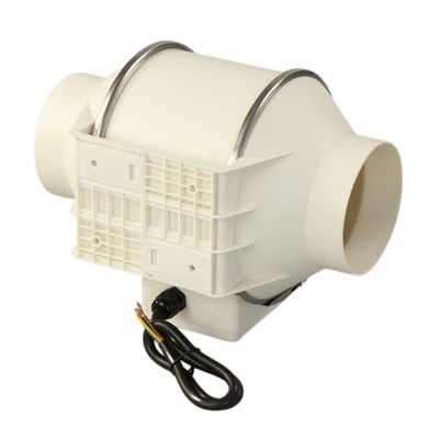 Hydroponische Anbausysteme Hf Inline-Extraktorventilator mit kontrolliertem Design in Schwarz