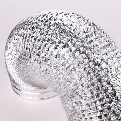 Traditionelle 100MM 125MM Luft Halbsteif 8 Zoll Halbsteif Aluminium Flexible Kanalrohr
