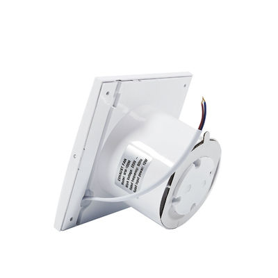 Quadratischer Badezimmer- und Küchenventilator mit axialer Strömung und Wandmontage