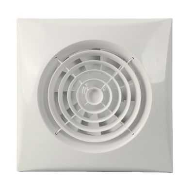 6 8 Zoll leise elektrische Gewächshaus Quadrat Lüftung mit LED-Licht Wandmontierte Auspuffventilator 162-252 Luftmenge