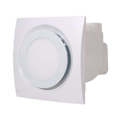 Wandmontage Bauernhof Badezimmer Lüftung Kunststoff leise Fenster-Extraktor Ventilator mit LED-Licht