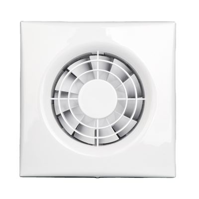 Kunststoff HVAC Lüftung Kleiner Abluftventilator mit Feuchtigkeitssensor Leichtluftabzugventilator