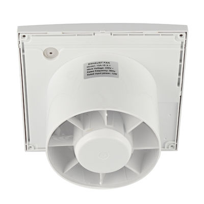 Personalisiertes Logo Marke 5 INCH Personalisierung Elektrische Geräuscharme Mini-Badezimmerluftabzug mit Feuchtigkeitssensor