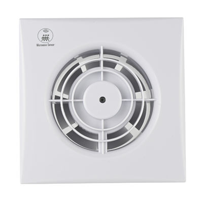 125 mm Geräuscharme Verschluss Badezimmer Lüftung Wandmontierte Auspuffventilator mit Feuchtigkeitssensor Luftabsaugventilator