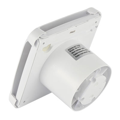 Großhandel 6 Zoll Plastik leise Badezimmer Lüftung mit LED Licht Wandventilatoren Auspuffventilator
