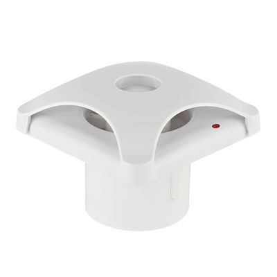 Großhandel 6 Zoll Plastik leise Badezimmer Lüftung mit LED Licht Wandventilatoren Auspuffventilator