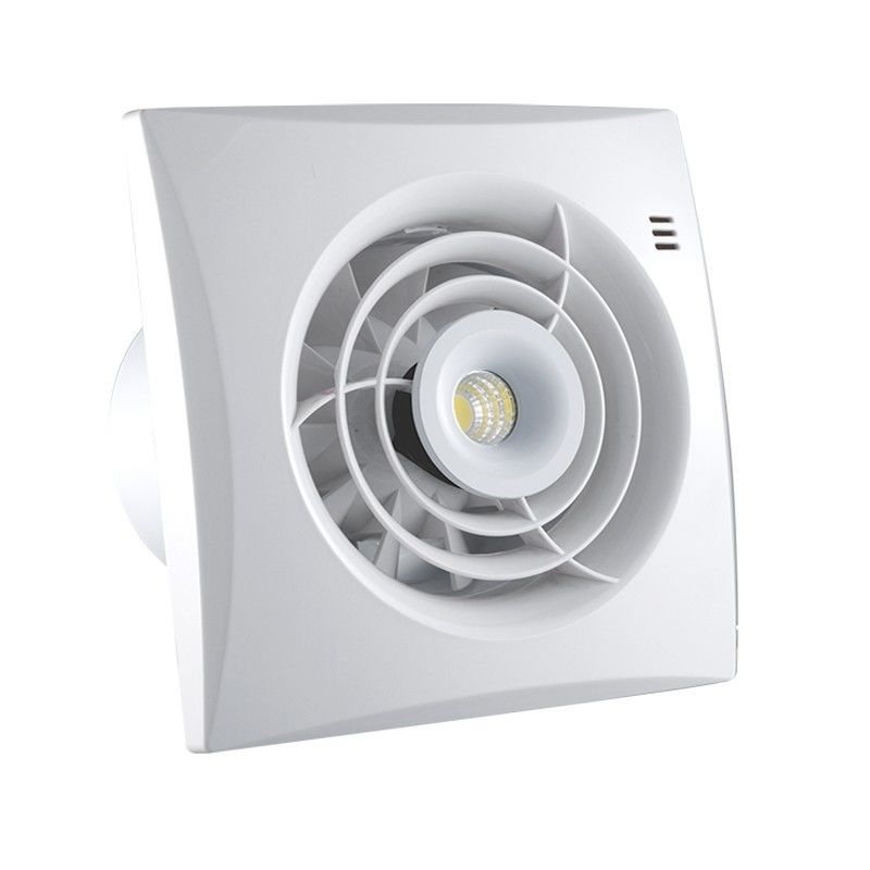 Portable 4 5 6 8 Zoll Badezimmer Lüftungskanalventilator mit LED-Licht für Bauarbeiten