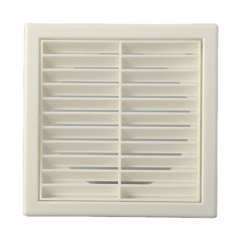 Weiß 100/125/150mm Lüftung Plastik-Eierkratz-Gitter für die Wandventilator-Installation