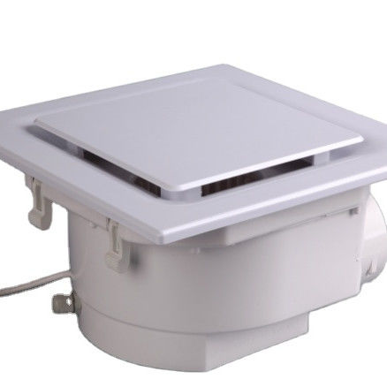 Niedriggeräuschter Plastikdecken Wandmontierte Lüftungsauspuffventilator mit LED-Licht 6 Zoll