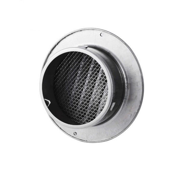 6 Zoll Edelstahl Haus Wand Rundluftventilationsdiffuser mit wasserdichtem Lüftungsdeckel