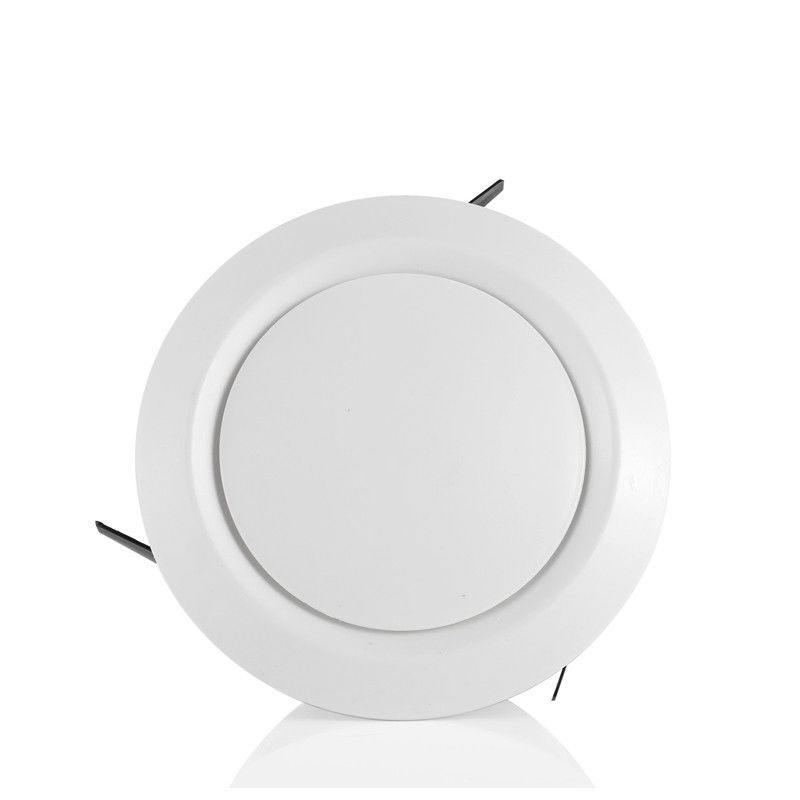 Weißes Kunststoff 100-150 mm Masse HVAC-Luftabgas/Zufuhrventil für Luftkanal OEM/ODM-Design