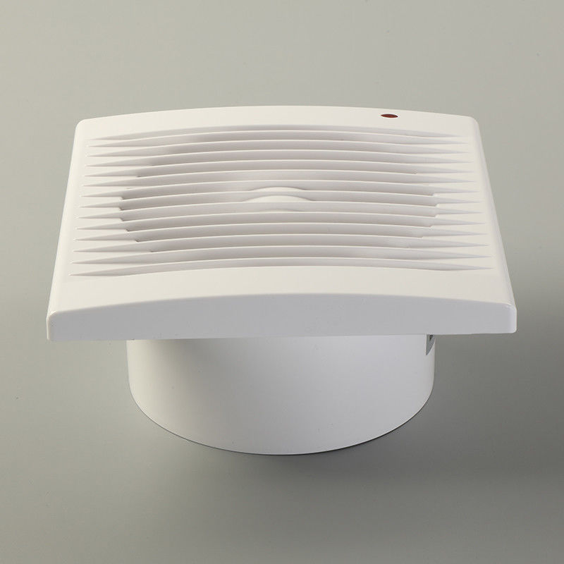Kunststoffklinge 4 5 6 Zoll Quadrat niedrig geräuschfreier Kanalventilator für Badezimmer Küche Lüftung