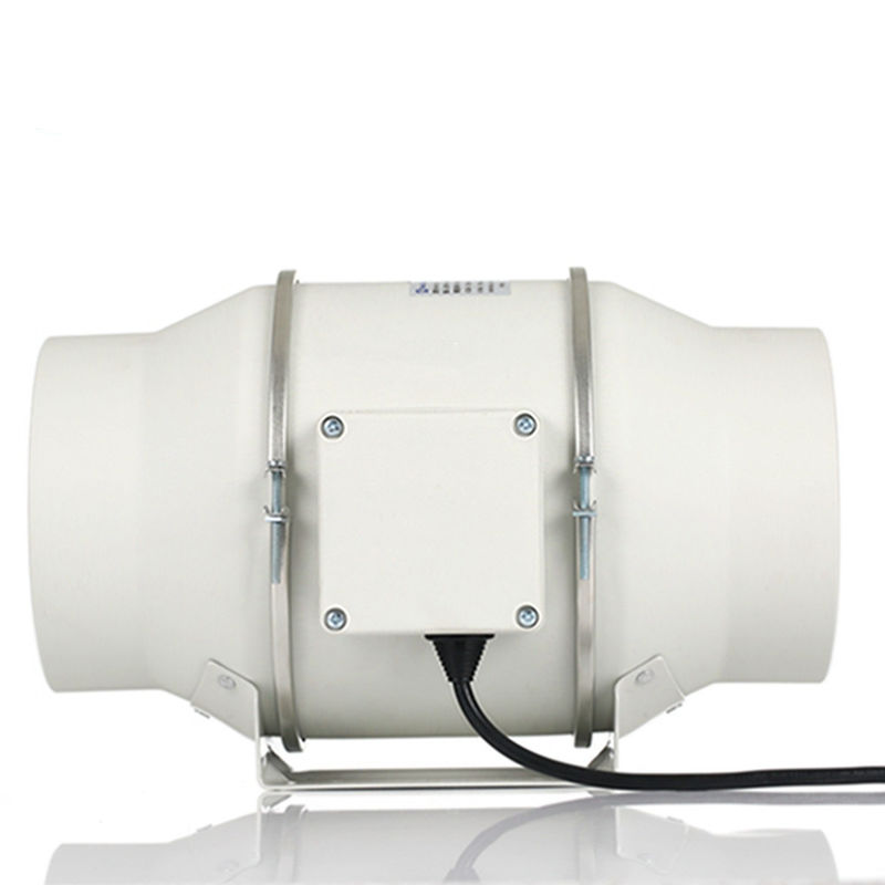Mechanische Lebensdauer 3 Jahre 2 Geschwindigkeiten Inline-Kanal-Extraktorventilator für hydroponische Anbausysteme