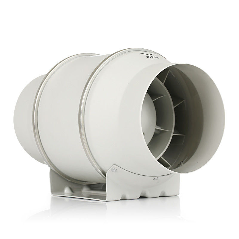 4 Zoll 100mm Register Booster Ventilator Inline Kanalventilator für Baustoffgeschäfte in Weiß