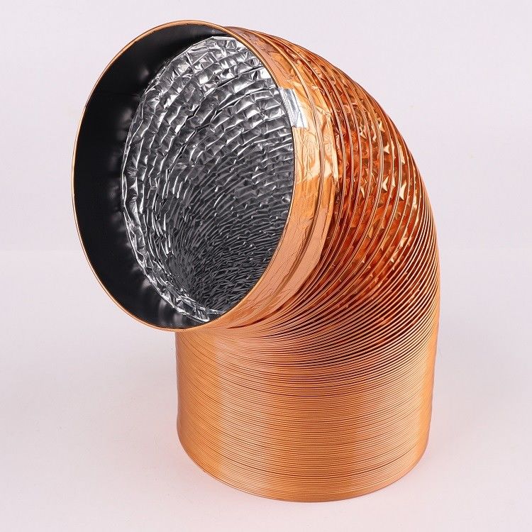Traditionelle 100MM 125MM Luft Halbsteif 8 Zoll Halbsteif Aluminium Flexible Kanalrohr