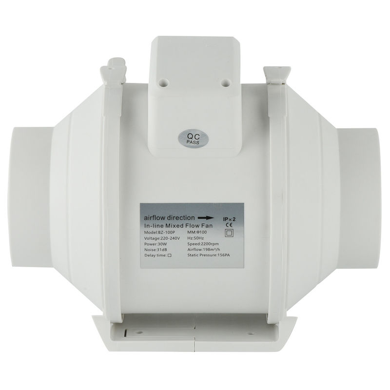 Leistungsstarke 23-65 Mechanische Lebensdauer 3 Jahre Masse 4/6/8 Zoll Silent Hydroponics Inline Kanalventilator