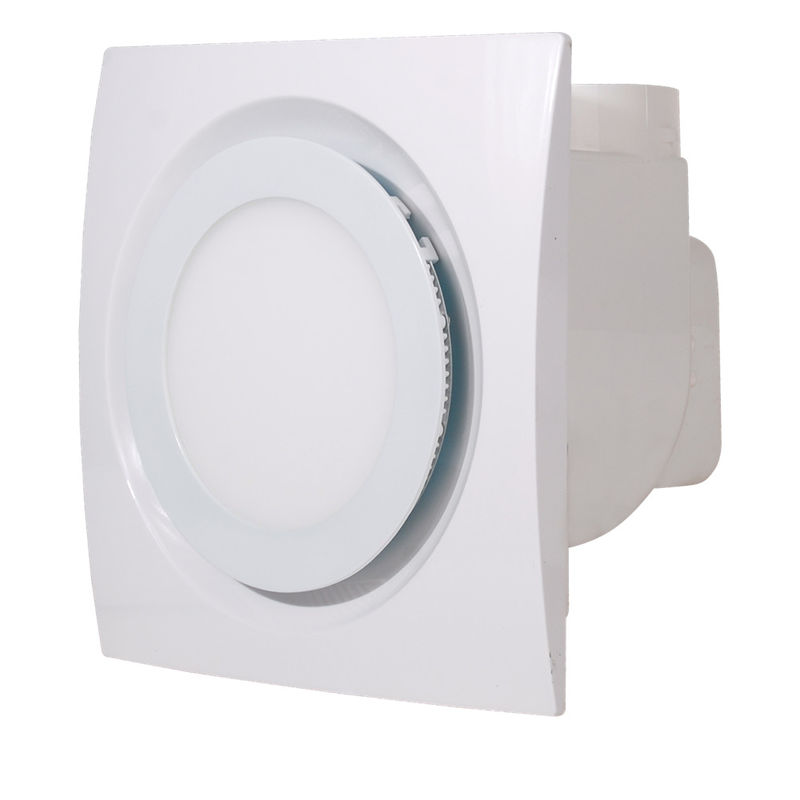 Zuhause 220V 4 6 Zoll leise hoher Luftstrom LED-Licht Wandmontierte Kanalluftabzug Ventilator
