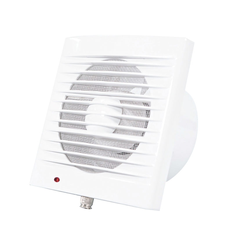 Wandmontage Schleier Lüftungsluftabzug Ventilator mit LED-Beleuchtung 100-150mm Weiß 240V