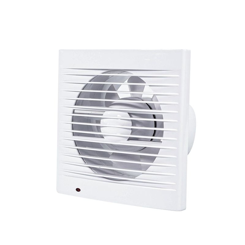 Kunststoffquadratischer Wandventilator für Badezimmerabgase mit Louvernetz und axiale Strömung