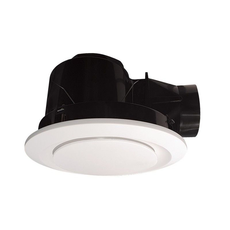 10 Zoll Küche Badezimmer Anpassung Wandmontierte Lüftung mit LED-Lichtluftabzug Ventilator