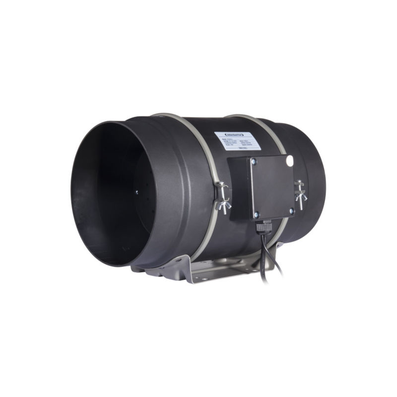 8 Zoll 200 mm Kanalventilator mit App WiFi Smart Temperaturcontroller Abgasbläser Inline Kanalventilator