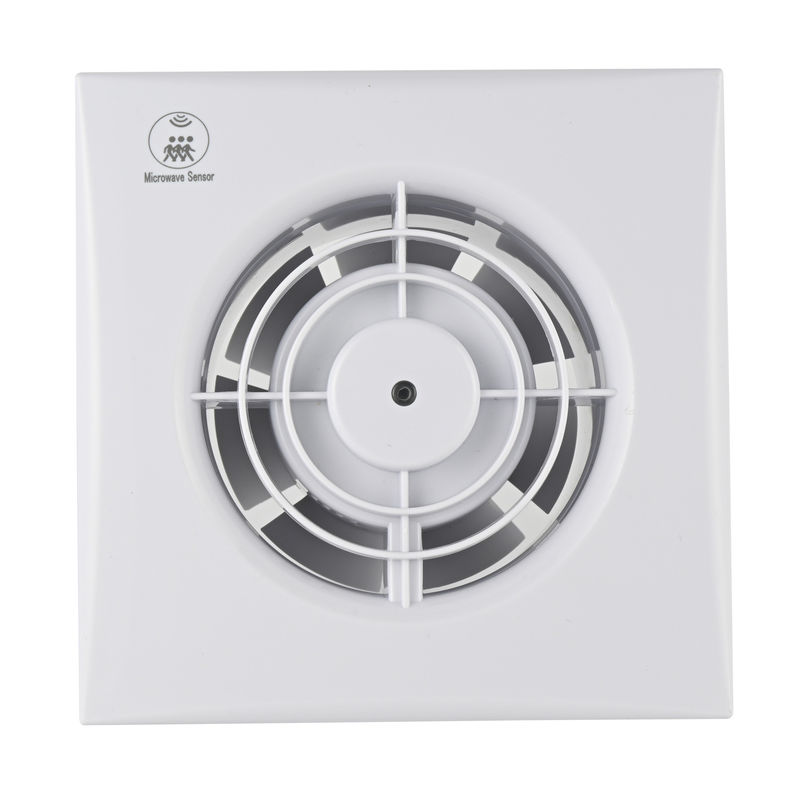 125 mm Geräuscharme Verschluss Badezimmer Lüftung Wandmontierte Auspuffventilator mit Feuchtigkeitssensor Luftabsaugventilator